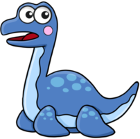 niedlicher Cartoon-Dinosaurier-Charakter png