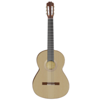 acoustic guitar wooden guitar classical guitar png 3d illustration