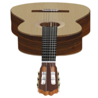 guitarra acustica guitarra de madera guitarra clasica png 3d ilustración