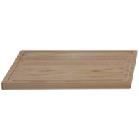 planche à découper en bois plateau en bois bois clair png illustration 3d