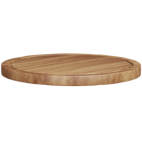 planche à pizza en bois plateau en bois planche à découper en bois illustration 3d png