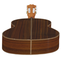 akustische gitarre holzgitarre klassische gitarre png 3d illustration