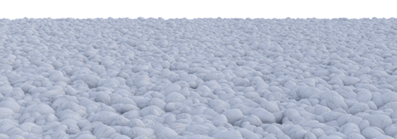 sfondo mockup per giardino roccioso di colore bianco png