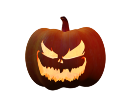 elemento de diseño de halloween de calabaza png