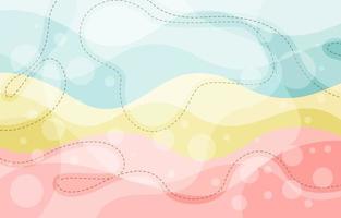 Abstract Colorful Fluid Pastel Color Background vector