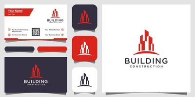 building construction logo design Inspiration. vector