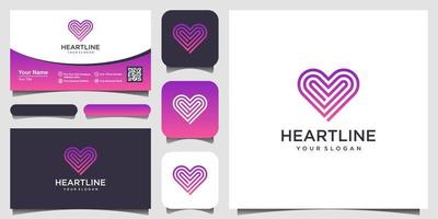 Heart symbol logo icon design template elements. Health care logotype concept. Dating Logo Icon. Vector template. business card design