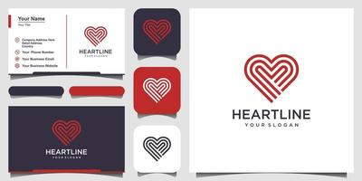 Heart symbol logo icon design template elements. Health care logotype concept. Dating Logo Icon. Vector template. business card design