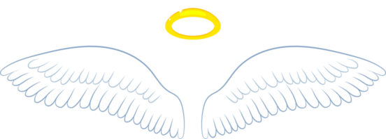 ilustração de design de clipart de asas de anjo png