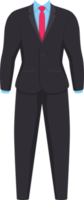 Business man suit clipart design illustration png