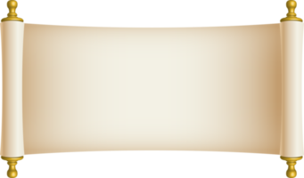 papier défilement clipart conception illustration png