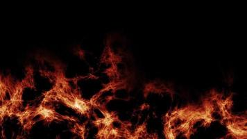 brand ram loop effekt, brinnande bakgrund med eld, abstrakt bakgrund sömlös loop brand bränna flamma energi. 4k video