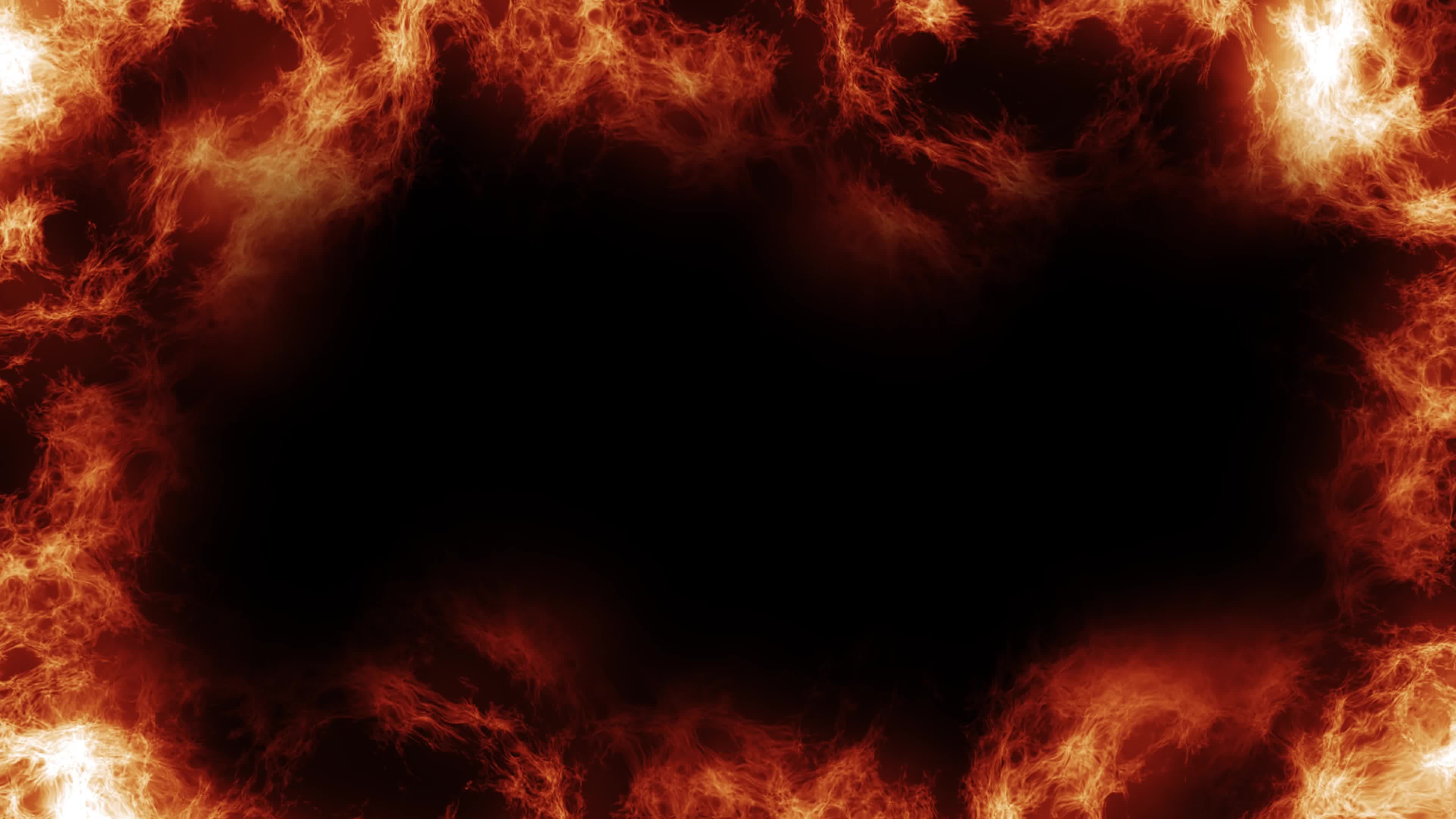 Fire Frame Loop Effect Burning Background With Fire Abstract Fire Frame Loop Effect Burning Background With Fire Abstract