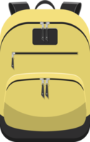 mochila conjunto clipart diseño ilustración png