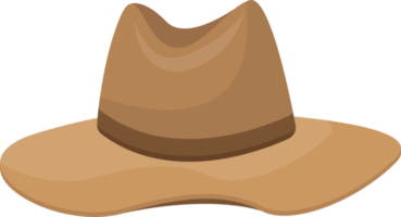 ilustração de design de clipart de chapéu de homem retrô velho png