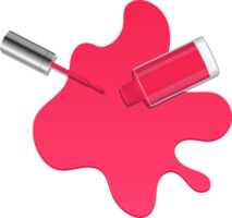 vernis à ongles bouteille clipart design illustration png