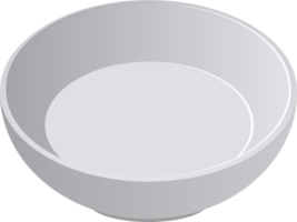 illustrazione realistica del disegno di clipart del piatto della porcellana png