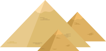 Ilustración de diseño de imágenes prediseñadas de pirámide egipcia png