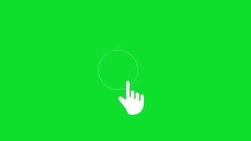 Animated symbol of hand cursor. animation of a computer pointer with a click. 4KAnimated symbol of arrow cursor. animation of a computer pointer with a click. 4K video