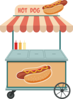 illustration de conception clipart hot-dog png