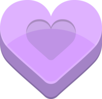 Heart shape clipart design illustration
