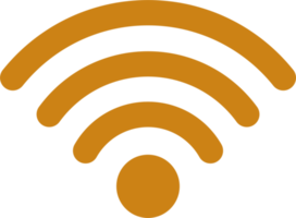 Internet wifi icon clipart design illustration png