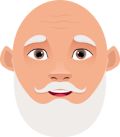 Old man clipart design illustration png