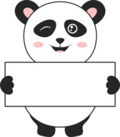 pandabeer clipart ontwerp illustratie png