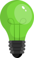 illustrazione di progettazione di clipart di lampadina colorata png