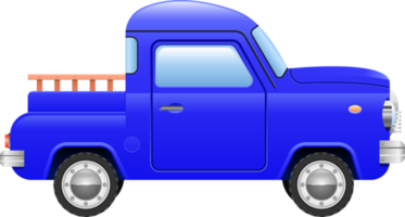 ilustración de diseño de imágenes prediseñadas de coche retro pick-up