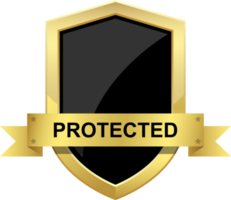 Ilustración de diseño de imágenes prediseñadas de escudo de protección png