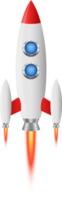 fusée vaisseau spatial clipart conception illustration