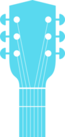 ilustração de design de clipart de cabeça de guitarra png