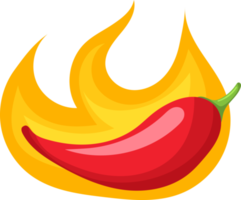Spicy pepper clipart design illustration png