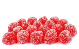 jelly candies on a white background. Jelly group photo