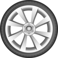 Car tyre clipart design illustration png