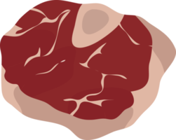 illustration de conception de clipart de viande fraîche png