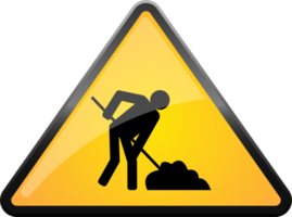 en construction zone clipart conception illustration png