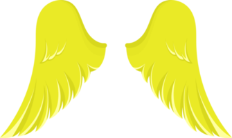 Angel wings clipart design illustration png