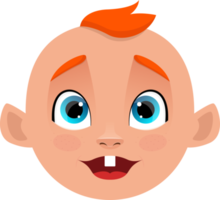 ilustração de design de clipart de bebê fofo png