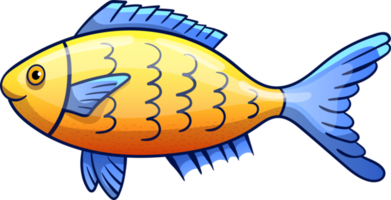 Fish drawing clipart design illustration png