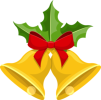 Christmas bells clipart design illustration png
