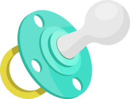 Baby pacifier clipart design illustration png