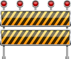 ilustración de diseño de imágenes prediseñadas de barrera de parada png