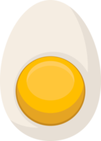 Ilustración de diseño de imágenes prediseñadas de huevo cocido png