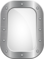 Metallic porthole clipart design illustration png