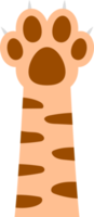 kattenpoot clipart ontwerp illustratie png