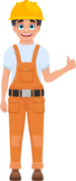 Boy worker clipart design illustration png