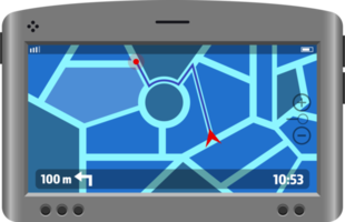 système de navigation gps clipart conception illustration png