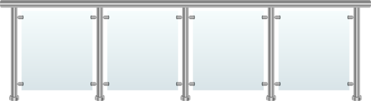 glazen balustrade clipart ontwerp illustratie png